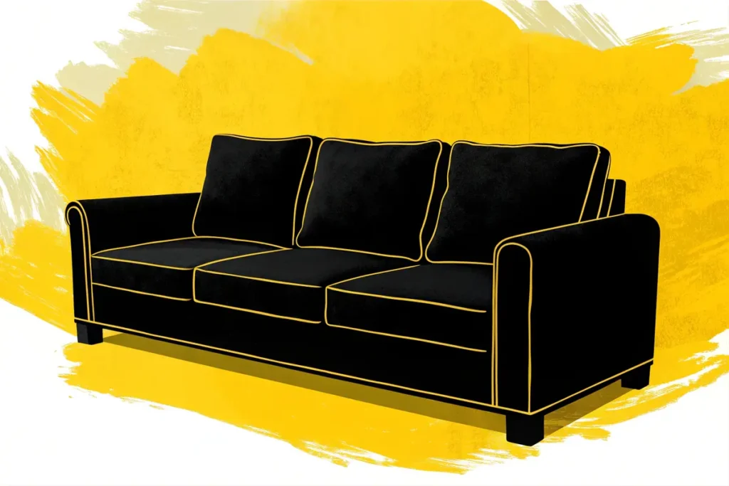 Housse de canapé 3 places avec accoudoir Conforama : choisir matières et styles